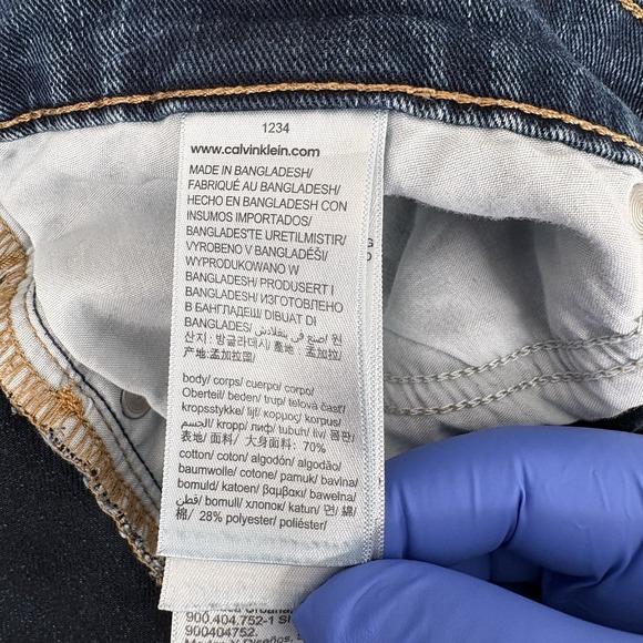 Calvin Klein Men's Slim Fit Jeans Stretch Blue 38x32 (Fits 38x30.5) Medium Wash - Picture 8 of 16